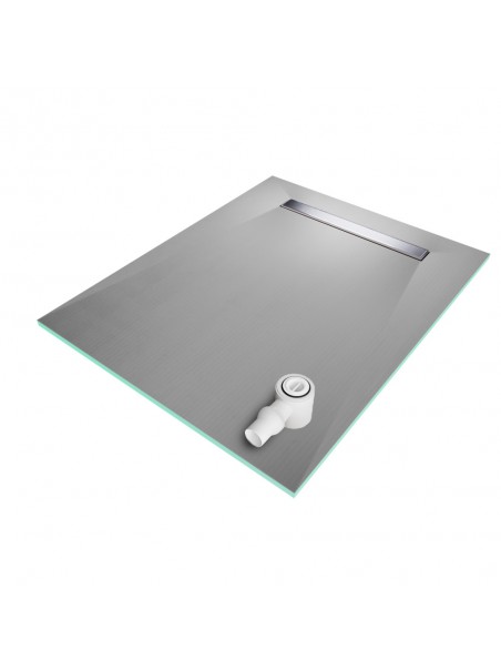 Wet Room Shower Tray X X Mm Linear End Mm Flexi Dual