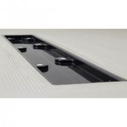 Wet Room Shower Trays - Tiled Floor - Linear Drain - End - Flexi Dual - 900 X 1200 X 30 Mm