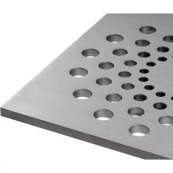 Wetroomstop shower base 800mm x 800mm x 20mm with centre dallmer gulley 