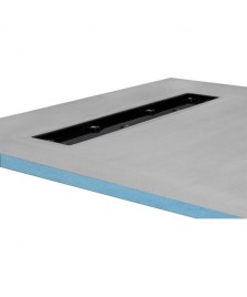 Wet Room Shower Trays - Tiled Floor - Linear Drain - Side - Flexi Dual - 1400 X 900 X 30 Mm