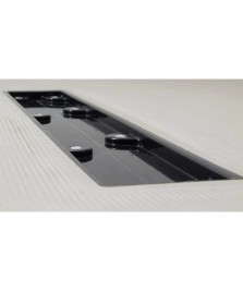 Wet Room Shower Trays - Tiled Floor - Linear Drain - Side - Flexi Dual Gold - 1200 X 900 X 30 Mm