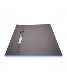 Wet Room Shower Trays - Tiled Floor - Linear Drain - Side - 2 Way Flexi Dual - 1500 X 900 X 30 Mm