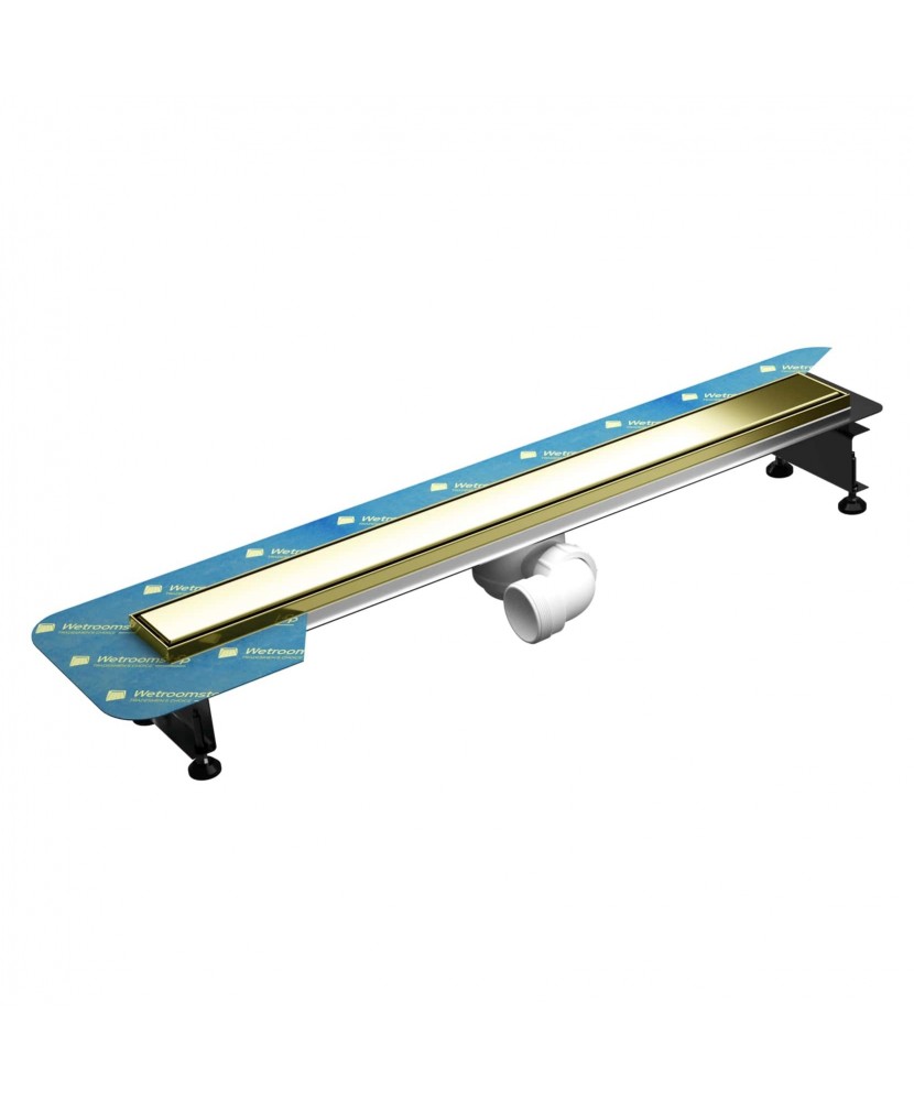 Linear Shower Drains - Tiled Floor - Easyflow Dual Linear Gold - 1200 Mm