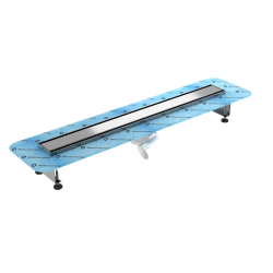 Linear Shower Drains - Tiled Floor - Easyflow Dual Linear - 1100 Mm