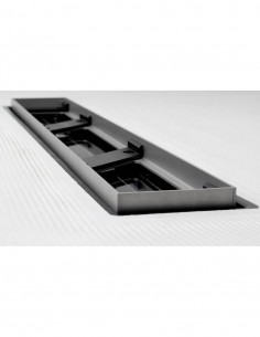 Wet Room Shower Trays - Tiled Floor - Linear Drain - End - Flexi Dual - 1200 X 1200 X 30 Mm