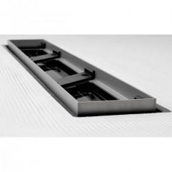 Wet Room Shower Trays - Tiled Floor - Linear Drain - End - Flexi Dual - 900 X 900 X 30 Mm